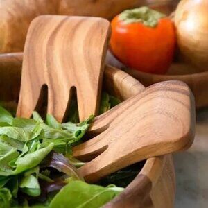 Pampered Chef Bamboo Salad Claw Set
